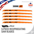 5pc Reciprocating Saw Blades 12
