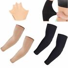 Adult Black 1~2 Pairs Skin Forearm Tattoo Cover Up Bands Compression Sleeves US