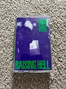 New ListingRUN DMC Raising Hell Cassette Tape 1986 Rap Hip Hop Tricky Adidas VG+