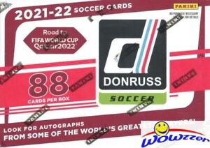 2021/22 Panini Donruss Soccer HUGE EXCLUSIVE Factory Sealed Blaster Box-88 Cards