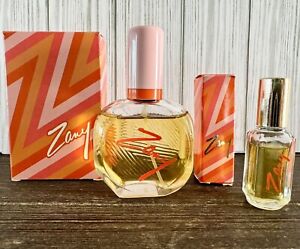 LOT Vintage Avon ZANY Cologne Perfume Spray 1.8 oz & .33 oz Mini - NOS Lot of 2
