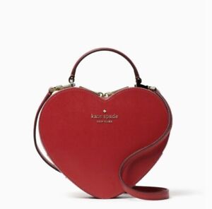 Kate Spade New York Love Shack Heart Crossbody in Candied Cherry WKR00339