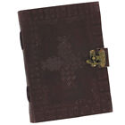 Handmade Knotted Weave Celtic Cross Leather Blank Journal -Unique Artistic Diary