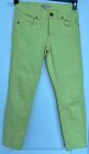 cabi yellow jeans size 0 womens summer ready private label and rare find