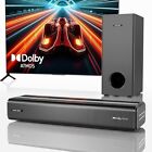 Sound Bar with subwoofer for Smart TV Dolby Atmos 2.1CH Wireless Bluetooth 3D