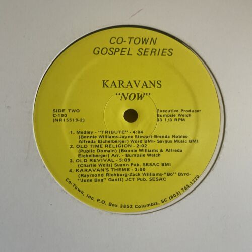 Karavans - Now LP - Co-Town - Modern Soul Gospel Private Press Carolina Soul