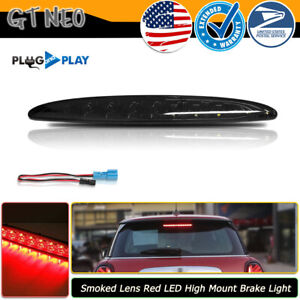 Smoked 3rd Brake High Mount Stop Tail Light Lamp LED for 2002-2006 MINI Cooper (For: More than one vehicle)