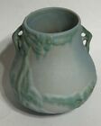 Weller Pottery Vase Senic Landscape 1930's Blue and Green  S-4