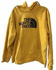 The North Face Mens Hoodie Sweatshirt Hooded Pullover Yellow Gold Size XL