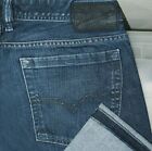 *HOT AUTHENTIC ITALY Men's DIESEL ZATINY Art 88Z BOOTCUT DARK Denim Jeans 34 x34