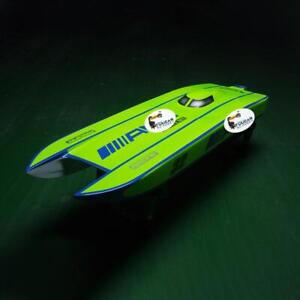 Green Electric Racing E32 Prepainted KIT RC Boat Hull Only for Advanced Player