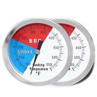 3 Inch BBQ Thermometer Gauge 2 Pcs Charcoal Grill Pit Smoker Temp Gauge Grill Th