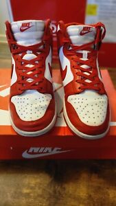 Size 8.5 - Nike Dunk High Championship Red
