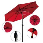 7.5ft 9ft 11ft Patio Umbrella with Crank and Tilt Garden Outdoor Colors Choice