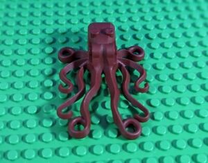 Lego Dark Red Octopus Figure 60090 60095 60165 60167 6240 75996