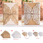 10pcs Floral Lace Laser Cut Wedding Party Birthday Invitation Getting Cards