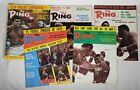 Lot of  5 - The Ring Boxing Magazine Frazier Clay ALI Foreman 1971, 1972, 1973