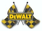 DEWALT TOOLS Large 7 X  11 FLAG Sticker Decal Garage  GLOSSY LABEL TOOL BOX USA