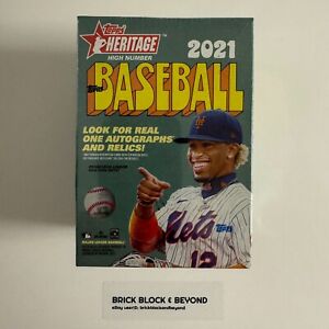 2021 Topps MLB Heritage High Number Baseball Cards Blaster Box New Sealed