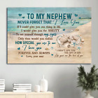 Family Poster - Aunt to Nephew, Sand turtle Poster - Gift For nephew - Life g...