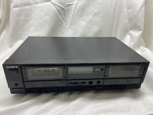 New ListingSONY TC-W380 DUAL CASSETTE DECK RECORDER MADE IN JAPAN DOLBY STEREO