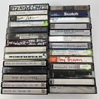 Lot of 27 Pre Recorded Audio Cassette Tapes Sold as Blanks Music/Untested