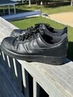 07 AIR FORCE 1’s Triple Black All Leather Men’s 11.5 Low Top