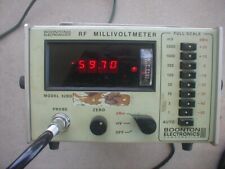 Boonton 92BD RF millivoltmeter with RF probe and adapter, working