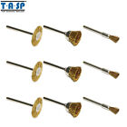 Dremel Brass Wire Polishing Brushes Wheels Rotary Set 9PC 1/8