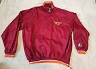 Vintage Virginia Tech Jacket Size Large Hokies Starter Pullover