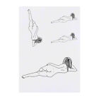 4 x 'Naked Woman' Temporary Tattoos (TO00014616)
