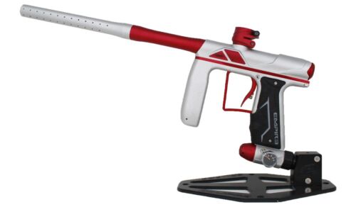 Used Empire Axe Pro Electronic Paintball Marker Gun w/ Box - Dust White Dust Red