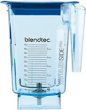 Blendtec Commercial WildSide Blender Jar | 3 Qt. with Hard Lid (Blue)