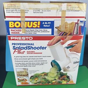 Vintage Presto Professional Salad Shooter 02970 1990 Appliance L/N In The Box