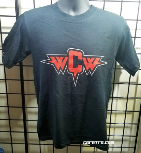 NEW Vintage AUTHENTIC WCW Wrestling T-Shirt SMALL Retro Clothing Shirt AEW 2001
