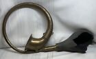 Automotive or Bike Curved Horn Brass Early Antique Rubber Bulb For Parts/Repair