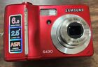 Samsung Digimax S630 6.0MP Digital Camera - Red