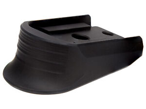 for Sig Sauer P365XL 9mm Magazine Plate Finger Extension Aluminum Grooved Black