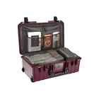 Pelican 1535TRVL Wheeled Carry-On Air Travel Case w/ Organizer  Cubes, Oxblood