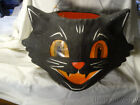 Bethany Lowe Mr. Cool Cat Bucket Paper Mache Black Cat Lantern