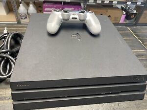 Sony PlayStation 4 PRO PS4 1 TB Console System Bundle W/ One Controller & Cords