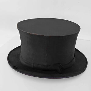 Antique Rogers Peet Company Silk Collapsible Top Hat