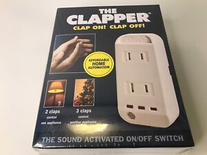 NEW The Clapper Original Home Automation Sound Activated Clap On Clap Off Switch