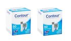 Contour Blood Glucose 50 Test Strips Self Testing Sealed EXPIRED 07/23 Pack of 2