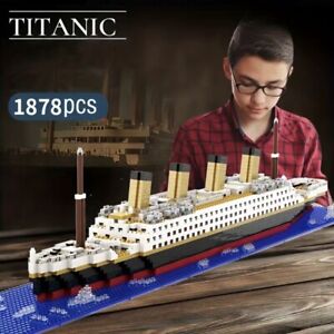 Titanic Chinese Building Lego Block, High Difficult Cruise Ship Titanic Model