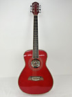 Oscar Schmidt 1/2 Size Red Acoustic Guitar OGHS-TR - Great for Beginners!