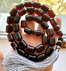 Natural Baltic Amber Big Islamic Prayer Rosary 79g Cherry 33 Beads Misbah Tesbih