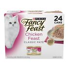 Fancy Feast Classic Pate Chicken Feast Grain-Free Pate Canned Cat Food, 3-oz can