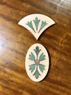 Pre war Gibson Banjo Style 5 wooden marquetry inlay back of headstock Set USA