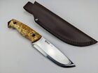 Helle Knives Utvaer Knife - Sandvik 12C27 Stainless Steel - Norway Made + Sheath
